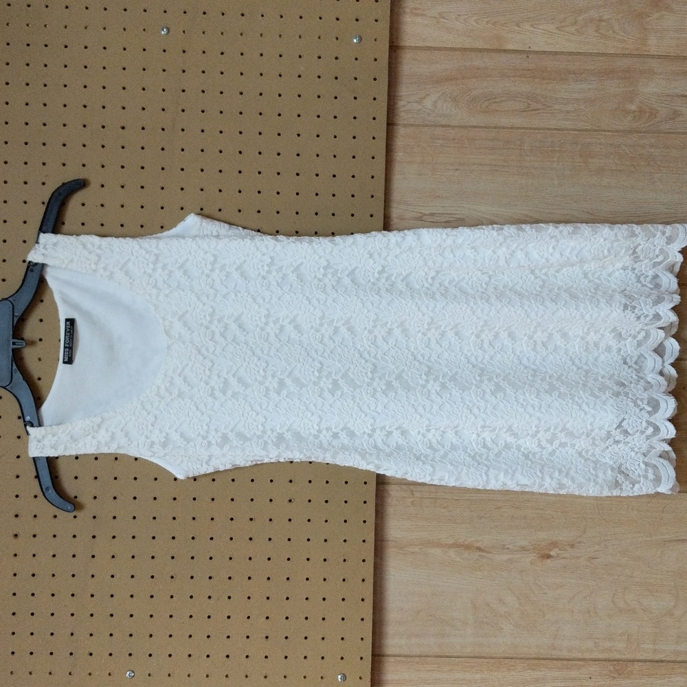 EUC Lace Dress tag says Medium but fits like a Small